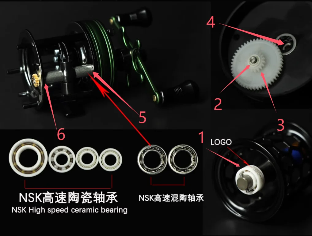 aioushi- Special NSK ceramic b - огляд і ціна Fly Reel